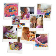 Hoera.. Leentje is 3! Vandaag is ons kleine meisje 3 jaar geworden en verwend met cadeautjes en een prachtige zandkasteeltaart! Wat voelde ze zich jarig! Taart is gemaakt door Judith!